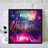 Letters - Full Round Diamond - 35x35cm