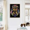 School Crest - Full Round Diamond - 35x45cm