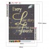 Letter - Full Round Diamond - 30x40cm