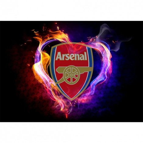 Arsenal Logo - Full Round Diamond - 40*30cm