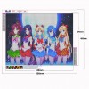 Sailor Moon  - Full Round Diamond - 40x50cm
