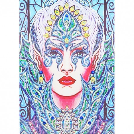 5D DIY Special Shaped Diamond Painting Beauty Embroidery Mosaic Kit (D1087)