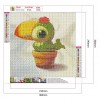 Toucan Cactus-Round Diamond-30x30CM