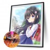 Anime Girl - Full Round Diamond - 45*55cm