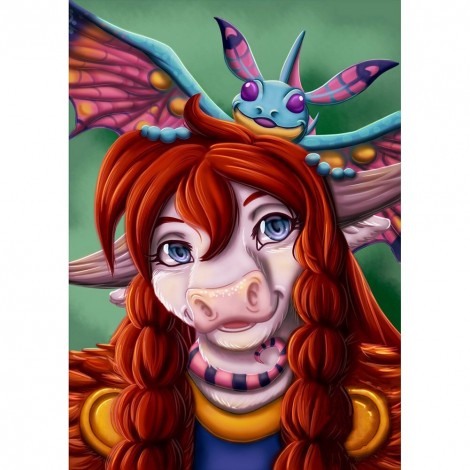 Cartoon - Full Round Diamond - 30x40cm