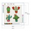 Cactus - Full Round Diamond - 30x30cm