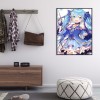 Anime Girl - Full Round Diamond - 40*50cm