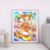 Anime Girl - Full Round Diamond - 40*50cm