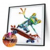 Big Eye Frog - Full Round Diamond - 30*30cm