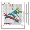 Big Eye Frog - Full Round Diamond - 30*30cm