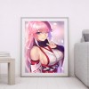Anime Girl - Full Round Diamond - 40x50cm