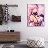 Anime Girl - Full Round Diamond - 40x50cm