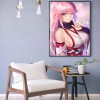 Anime Girl - Full Round Diamond - 40x50cm