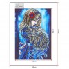 5D DIY Special Shaped Diamond Painting Beauty Embroidery Mosaic Kit (D1073)