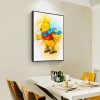Winnie The Pooh - Full Round Diamond - 30*40cm