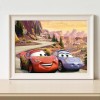 Cartoon Cars - Full Round Diamond - 40x30cm