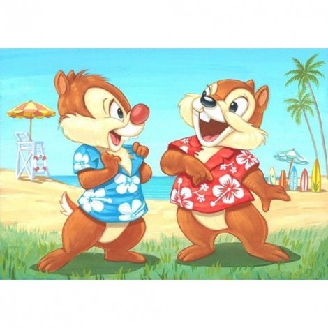 5D DIY Full Drill Diamond Painting Chip and Dale Kits
