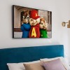 The Chipmunks - Full Round Diamond - 40x30cm