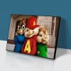 The Chipmunks - Full Round Diamond - 40x30cm