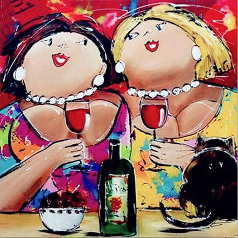 Women  - Full Round Diamond - 30x30cm