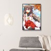Anime Girl - Full Round Diamond - 30*40cm
