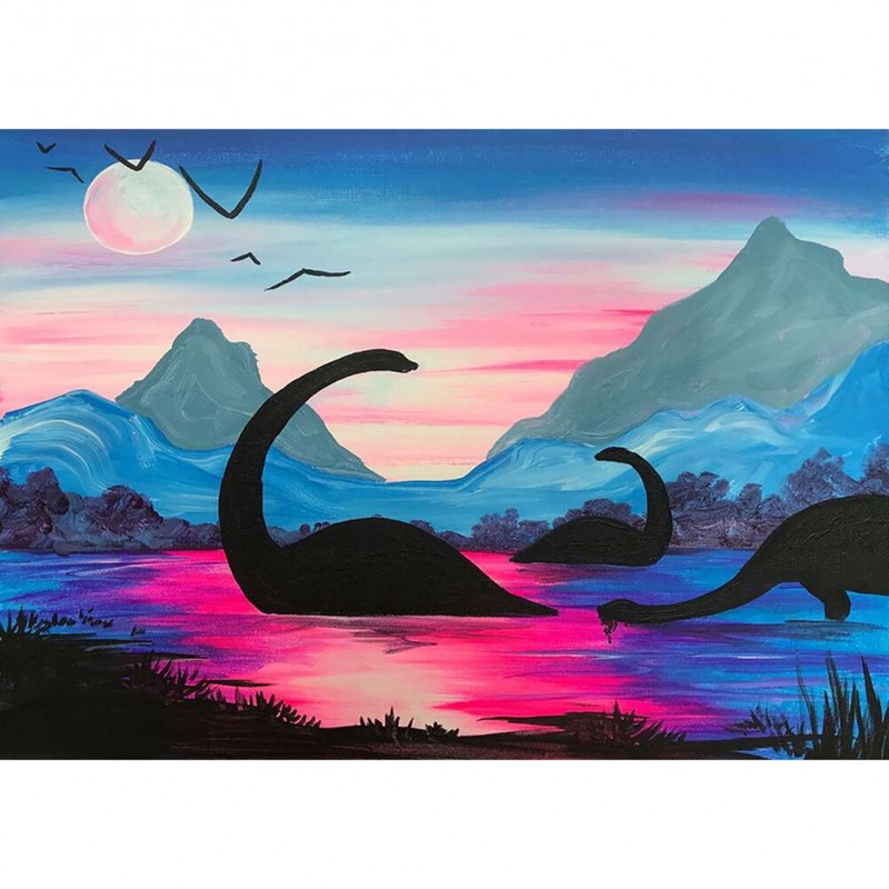 Sunset Dinosaur - Fu...