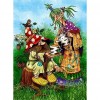 5D DIY Diamond Painting Kits Old Elf Full Square Drill Picture Handicrafts