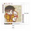 Cartoon Boy - Full Round Diamond - 30x30cm