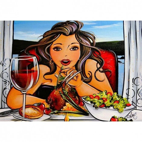 Beauty-Round Diamond-40*30CM