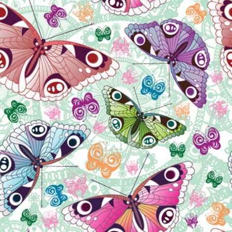 Butterfly - Full Round Diamond - 30*30cm