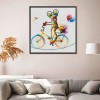 Big Eyed Frog - Full Round Diamond - 30*30cm
