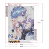 Anime Girl - Full Round Diamond - 40x50cm