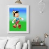 Cartoon Boy - Full Round Diamond - 30x40cm
