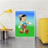 Cartoon Boy - Full Round Diamond - 30x40cm