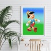 Cartoon Boy - Full Round Diamond - 30x40cm