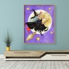 Witches Moon 5D DIY Full Round Drill Diamond Painting Funny Manual Crafts