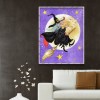Witches Moon 5D DIY Full Round Drill Diamond Painting Funny Manual Crafts