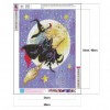 Witches Moon 5D DIY Full Round Drill Diamond Painting Funny Manual Crafts