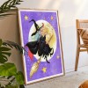 Witch And Moon - Full Round Diamond - 30*40cm