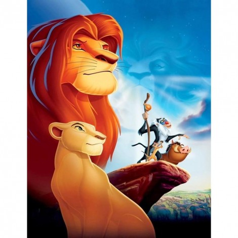 The Lion King 5D DIY Full Drill Diamond Painting