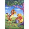 Winnie and Tiger - Full Round Diamond - 30x40cm