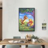 Winnie and Tiger - Full Round Diamond - 30x40cm