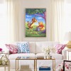 Winnie and Tiger - Full Round Diamond - 30x40cm