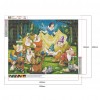 Snow White And The Dwarfs - Full Round Diamond - 50*40cm