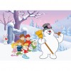 Snowman and Friends - Full Round Diamond - 40x30cm
