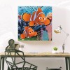 Cartoon Goldfish - Full Round Diamond - 30x30cm