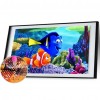 Canvas Clownfish - Full Round Diamond - 80x40cm