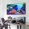 Canvas Clownfish - Full Round Diamond - 80x40cm