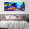Canvas Clownfish - Full Round Diamond - 80x40cm