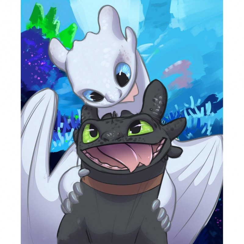 Toothless And Lightl...